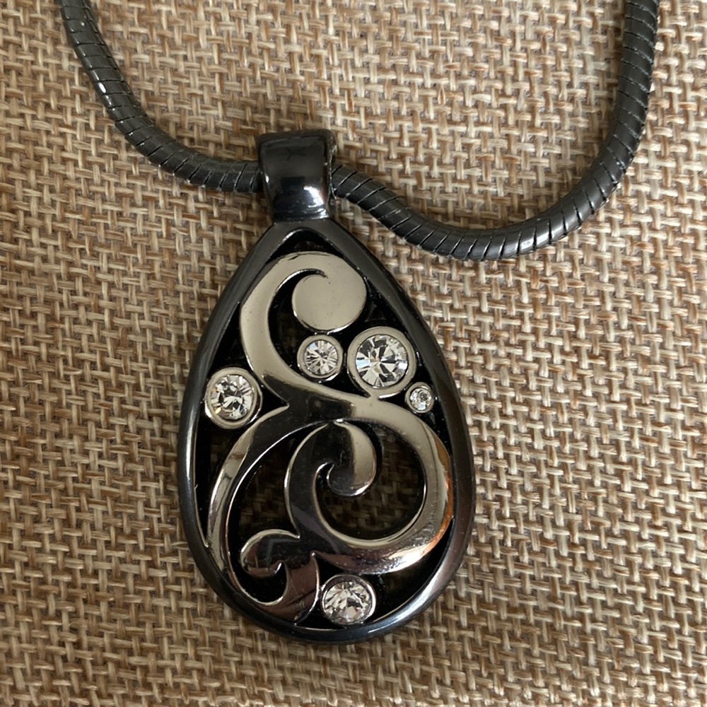 Brighton Gunmetal necklace
